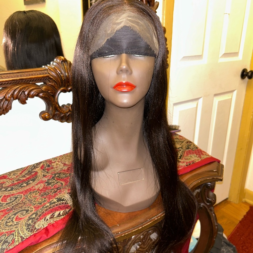 Elegant Off Black Lace Front Wig